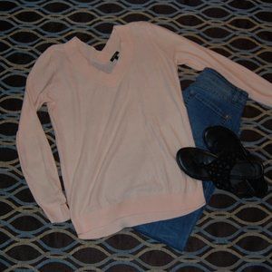 Lightweight peach summer sweater